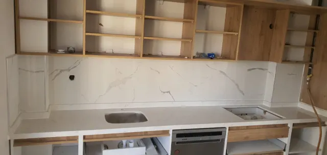 Beyaz Belenco Mutfak Tezgahı 2